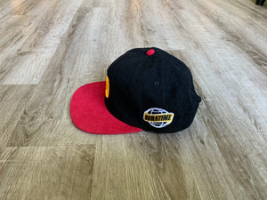 Inverted P Red Bill Hat